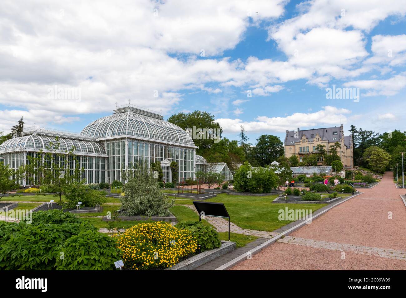 Les jardins botaniques de Kaisaniemi présentent plus de 3600 espèces de plantes différentes Banque D'Images