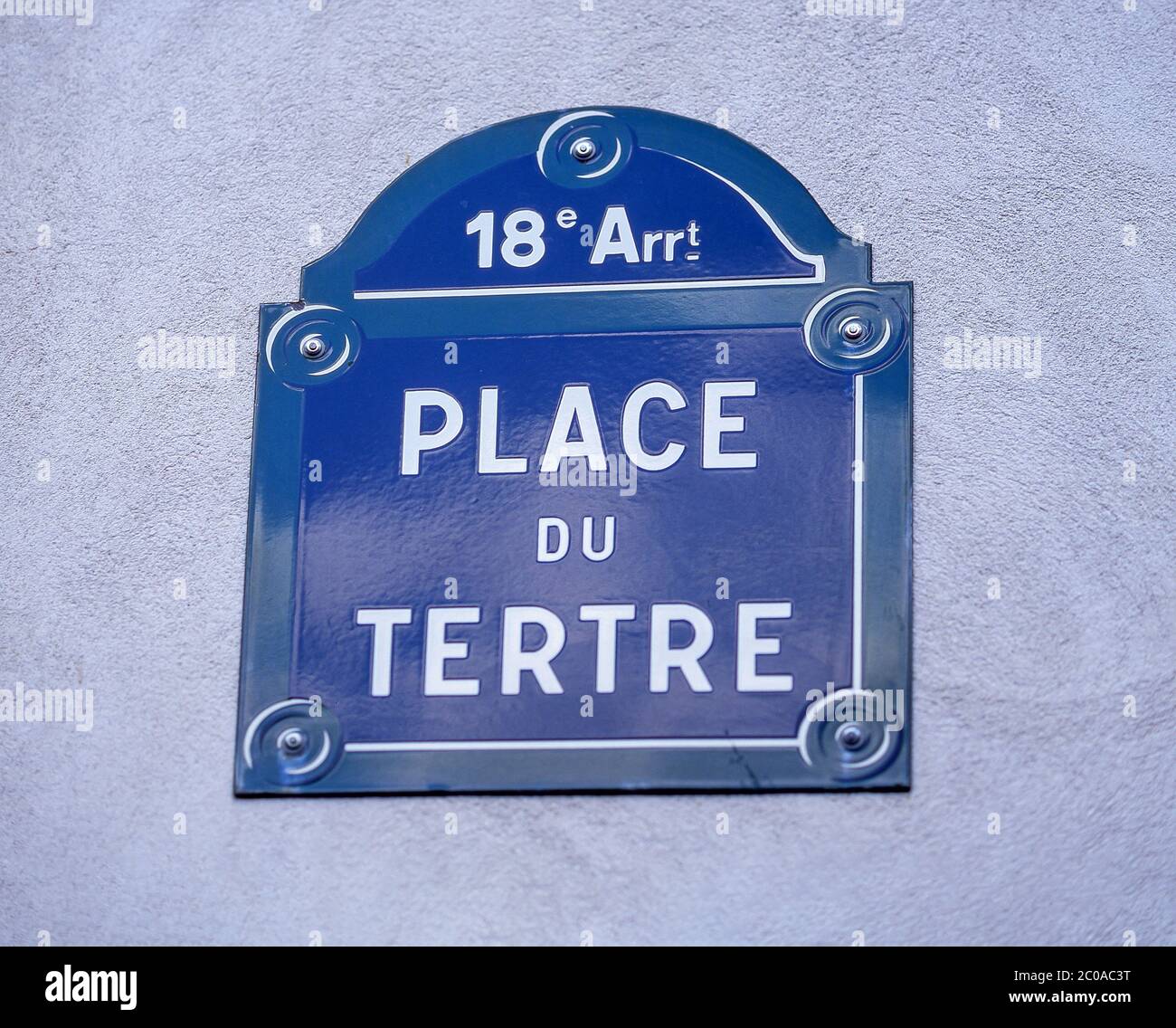 Rue de la place du Tertre, Montmartre, Paris, Île-de-France, France Banque D'Images