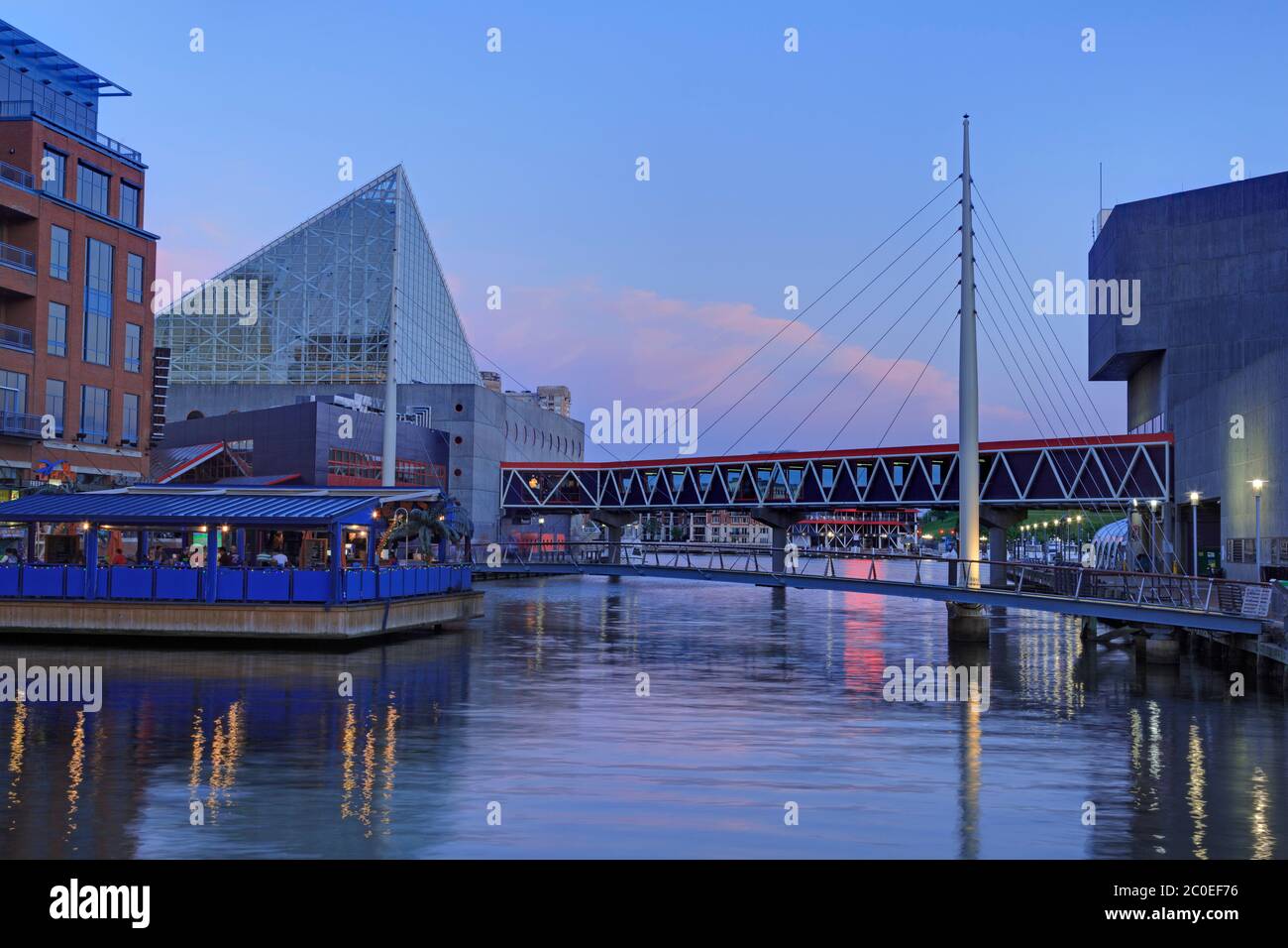 National Aquarium of Baltimore, Inner Harbor, Baltimore, Maryland, États-Unis Banque D'Images