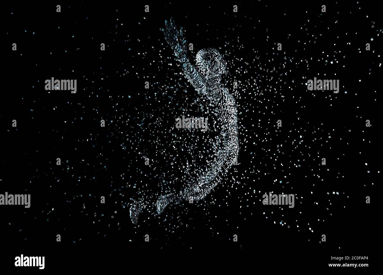 Technologie de l'intelligence artificielle, saut Banque D'Images