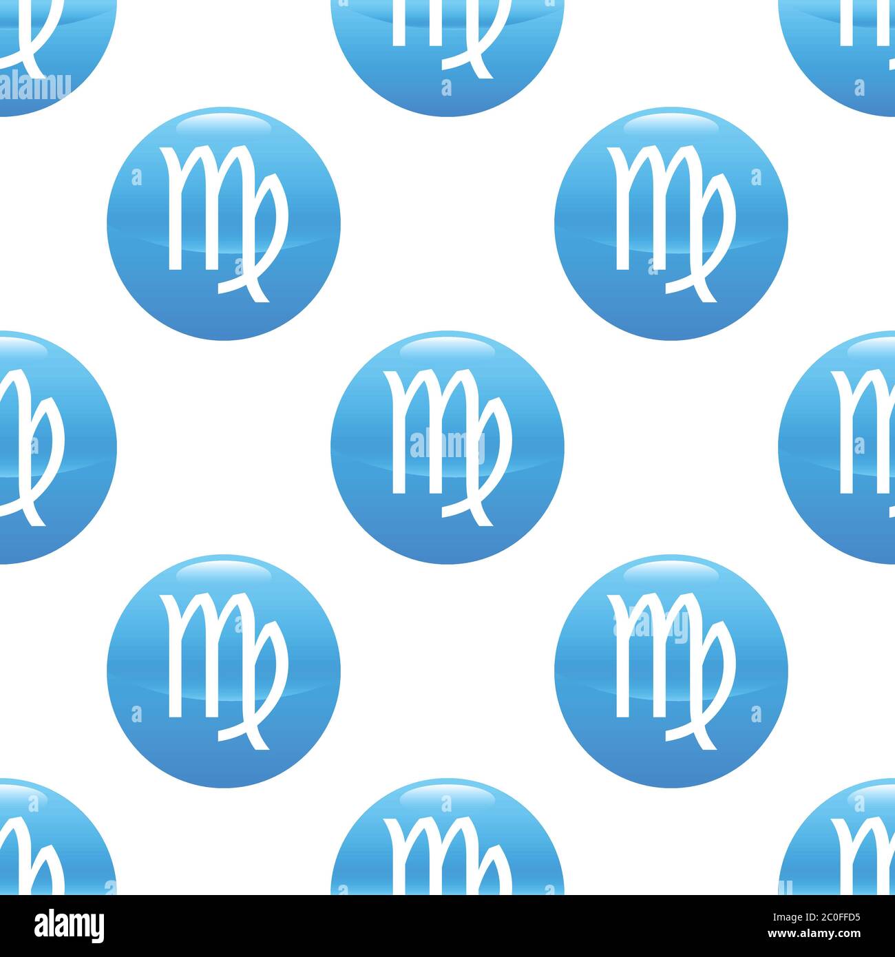 Motif de signe Virgo Banque D'Images