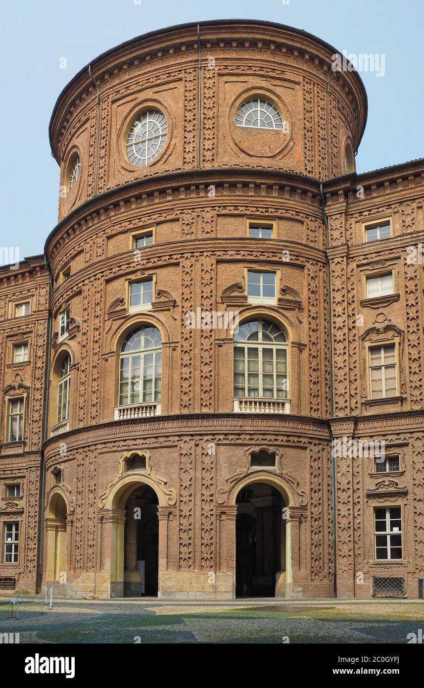 Palazzo Carignano de Turin Banque D'Images