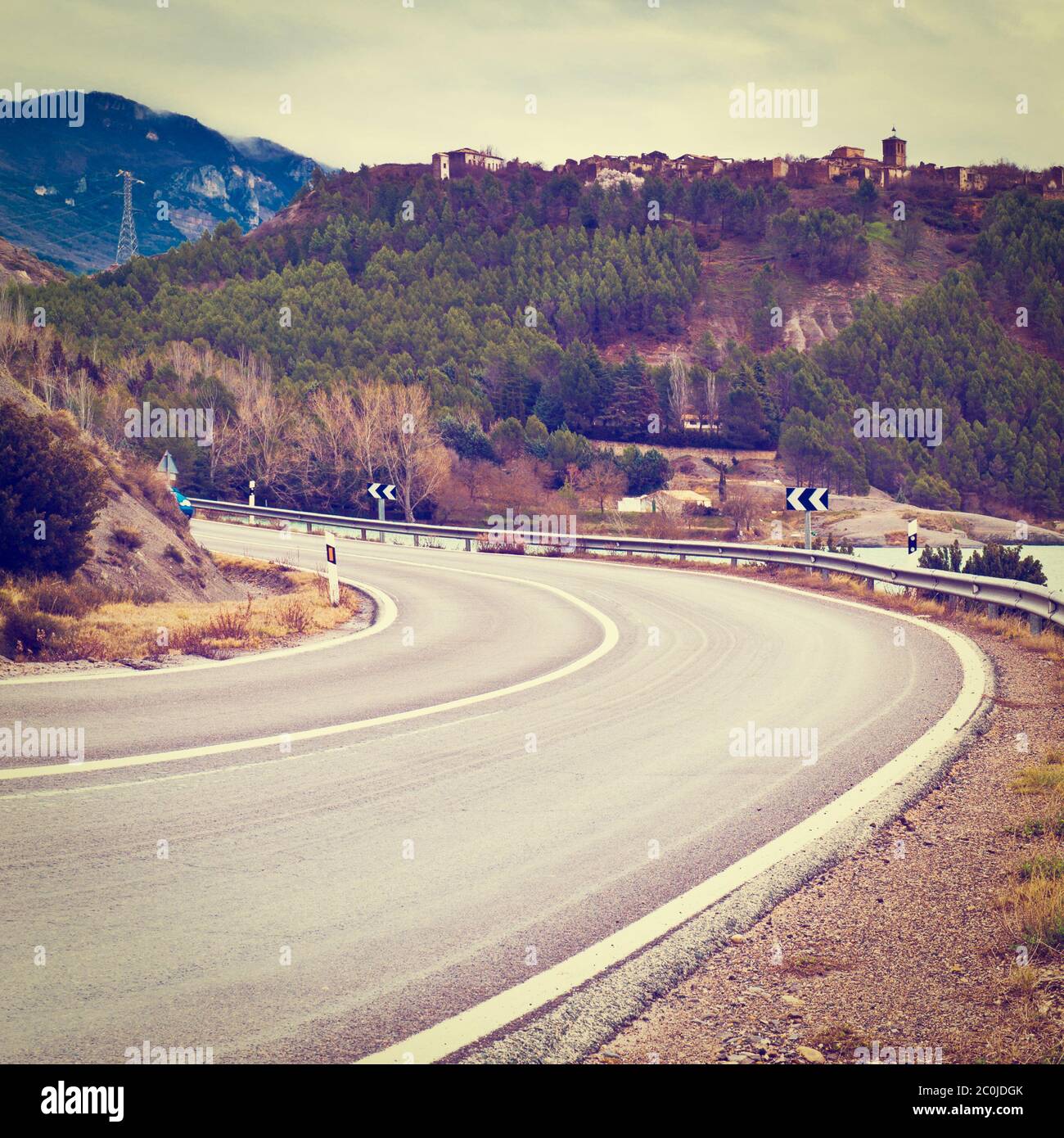 Route de montagne Banque D'Images