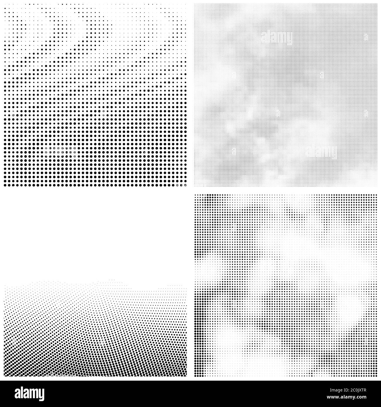 Modèle de demi-teinte. Ensemble de points. La texture en pointillés sur fond blanc. Grunge Overlay Modèle. La conception linéaire de détresse. Banque D'Images