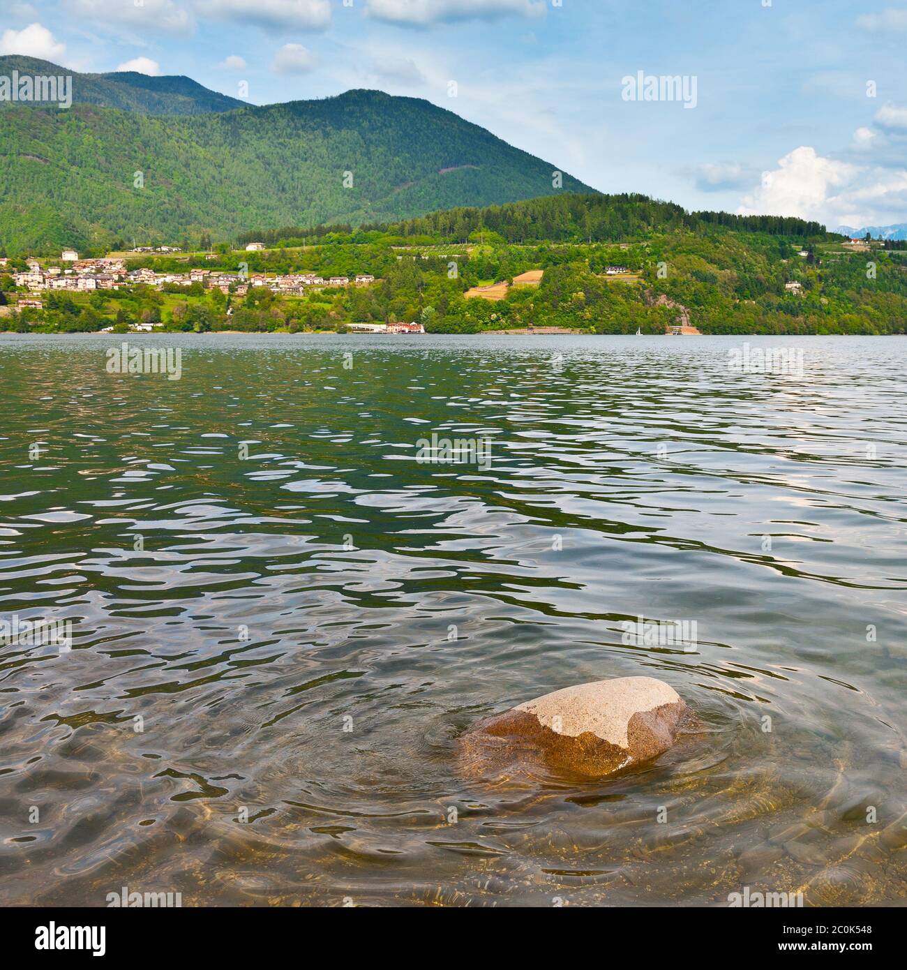 Lago di Caldonazzo Banque D'Images