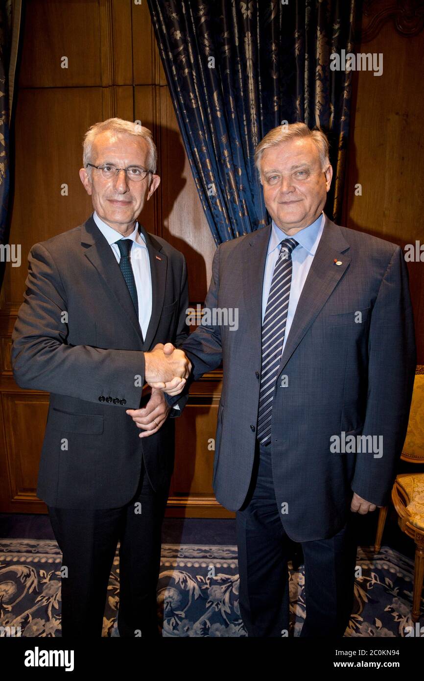 VLADIMIR YAKUNIN, HOMME D'AFFAIRES RUSSE ET ANCIEN PRÉSIDENT DES CHEMINS DE FER RUSSES Banque D'Images