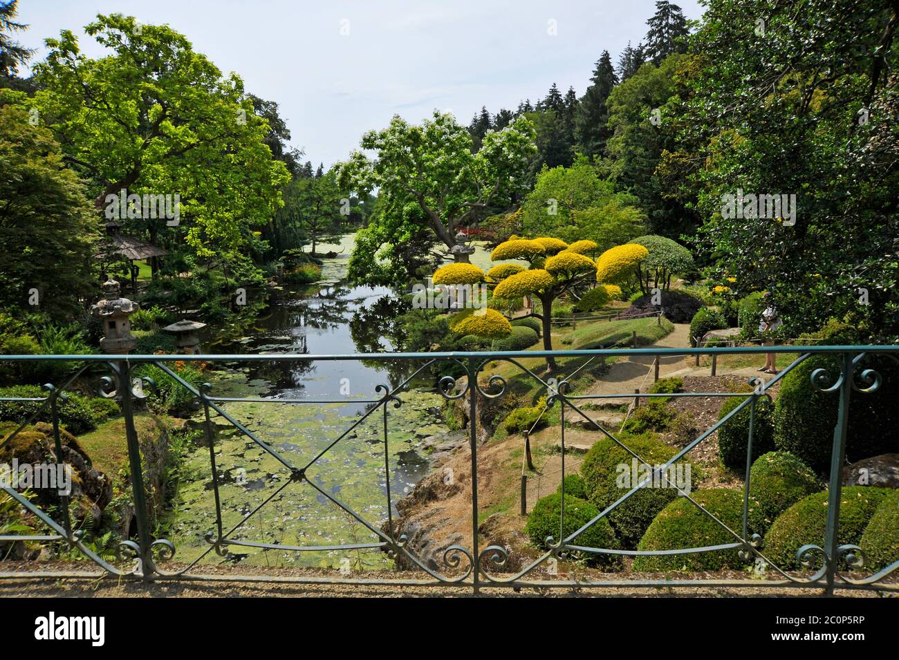 Jardins japonais Maulevrier France. Banque D'Images