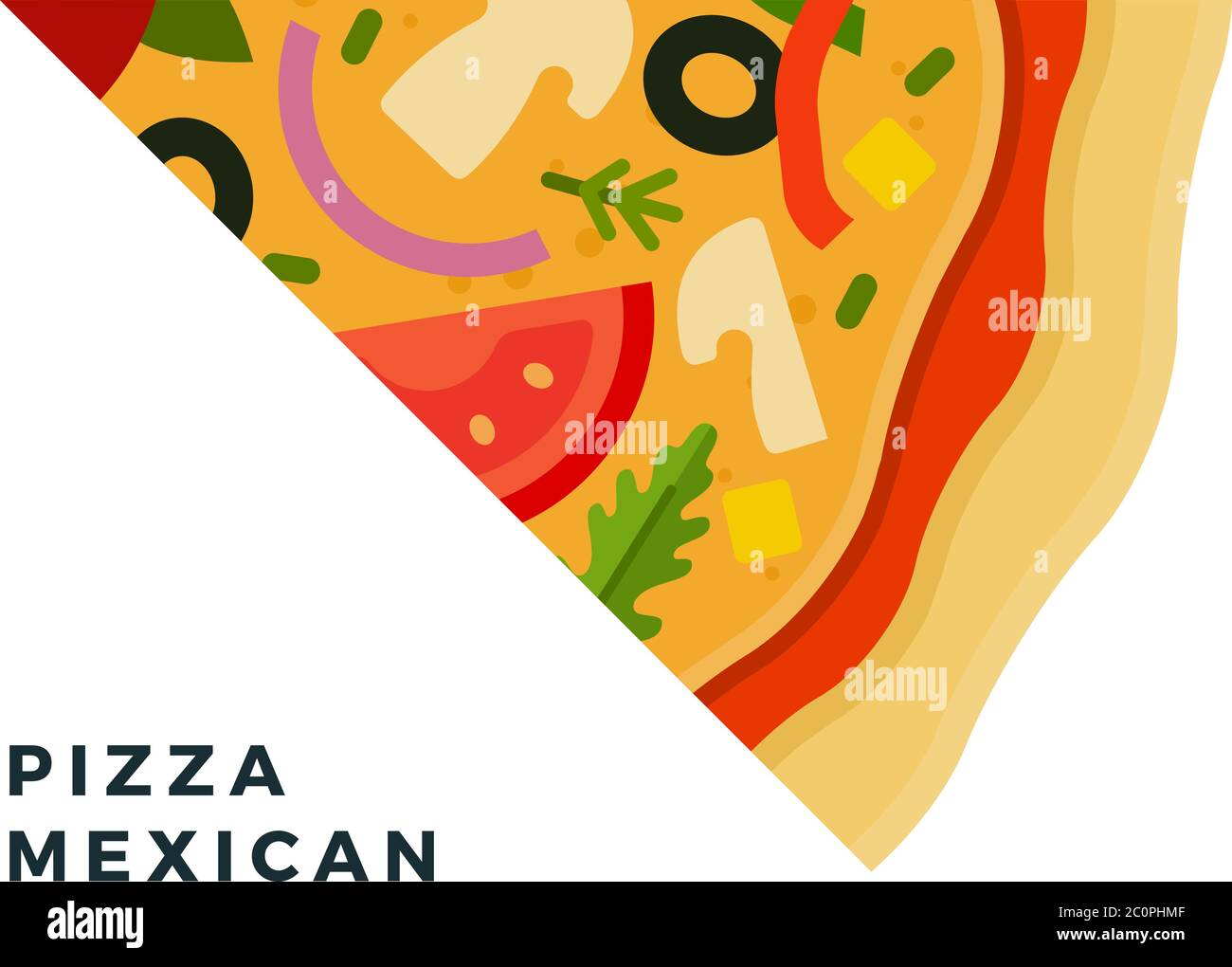 Triangulaire mexicaine Pizza piece plate icône vecteur isolé Illustration de Vecteur