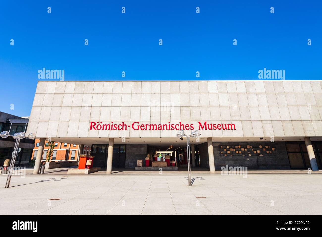 Musée romain germanique est un musée archéologique à Cologne, Allemagne Banque D'Images