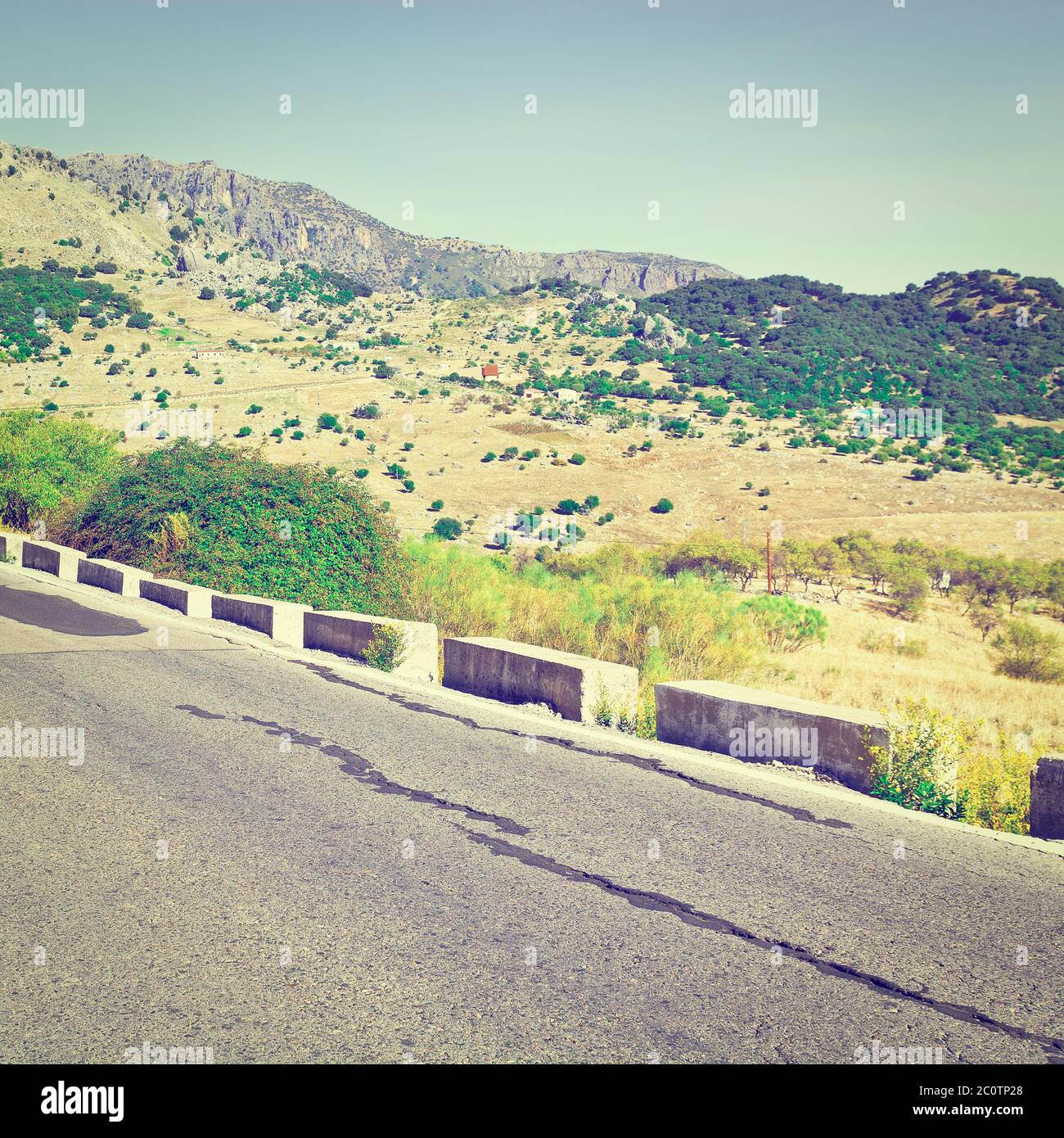 Route asphaltée Banque D'Images