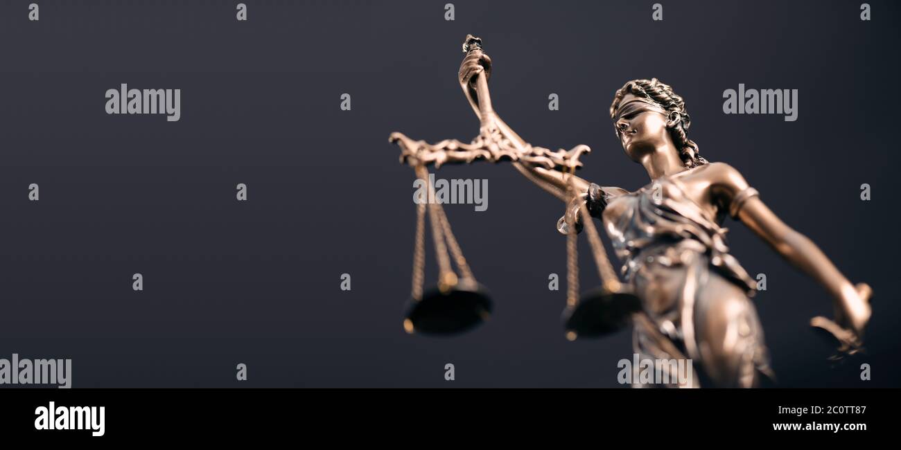 Droit, juridique, notion de juge. Composition de la Dame de justice Banque D'Images