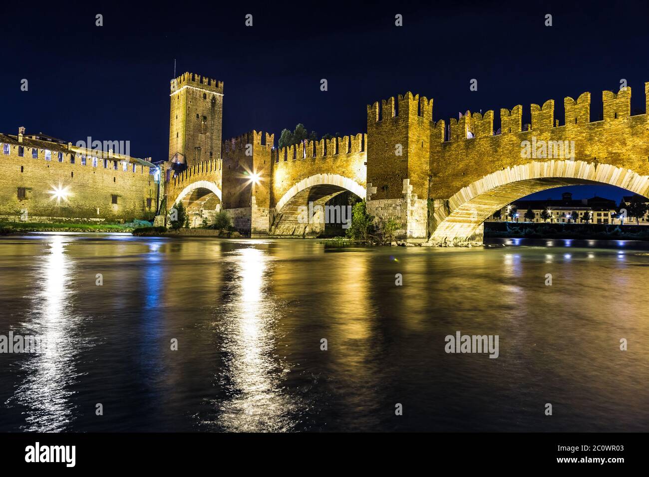 Château Vecchio à Vérone, Italie Banque D'Images