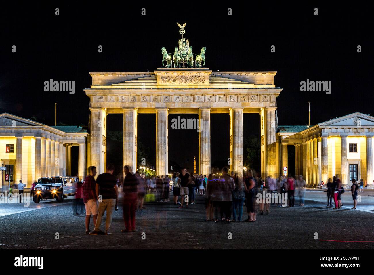 Porte de Brandebourg, Berlin, Allemagne Banque D'Images