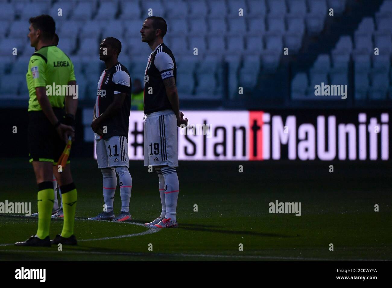 Turin, Italie. 12 juin 2020. Turin. Juventus-Milan, coupe italienne 2019/2020 au stade Juventus derrière des portes fermées pour l'urgence Covid 2019 sur la photo: Credit: Agence de photo indépendante/Alamy Live News Banque D'Images