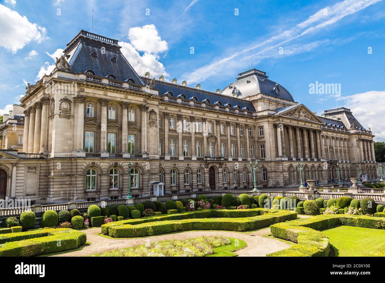 Le Palais Royal de Bruxelles Banque D'Images