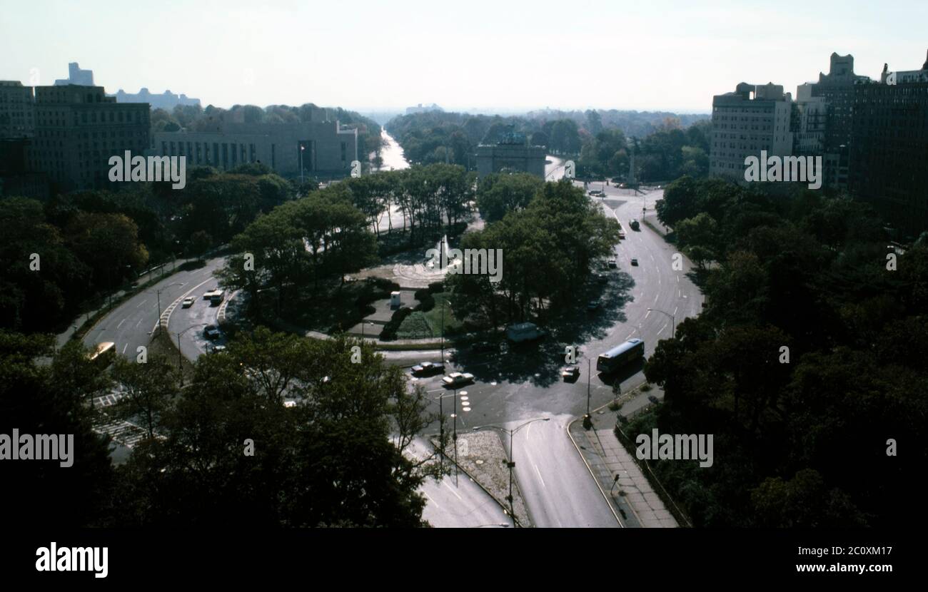 Grand Army Plaza Brooklyn NY 1980 Banque D'Images