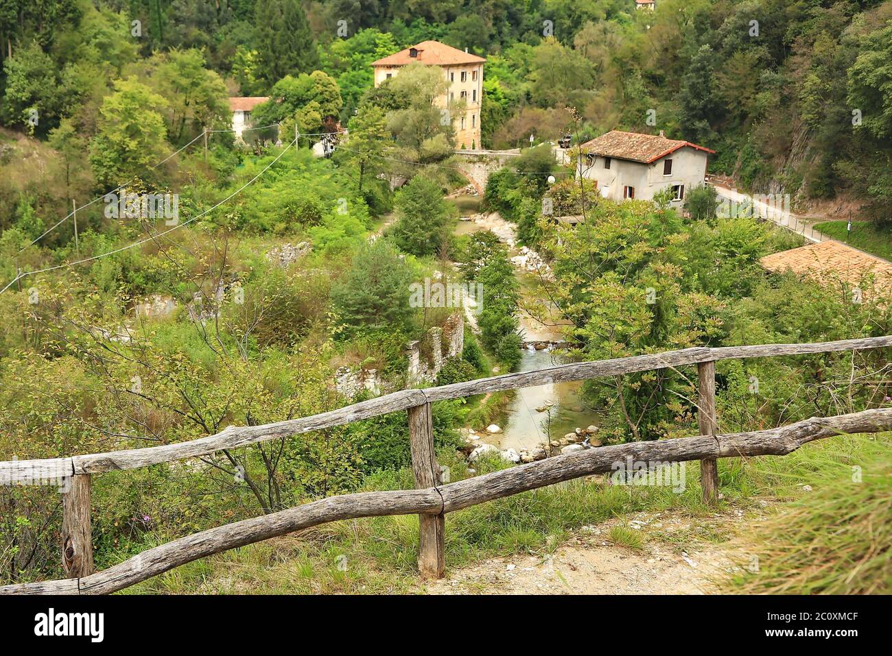 La vallée de la paper mills Banque D'Images
