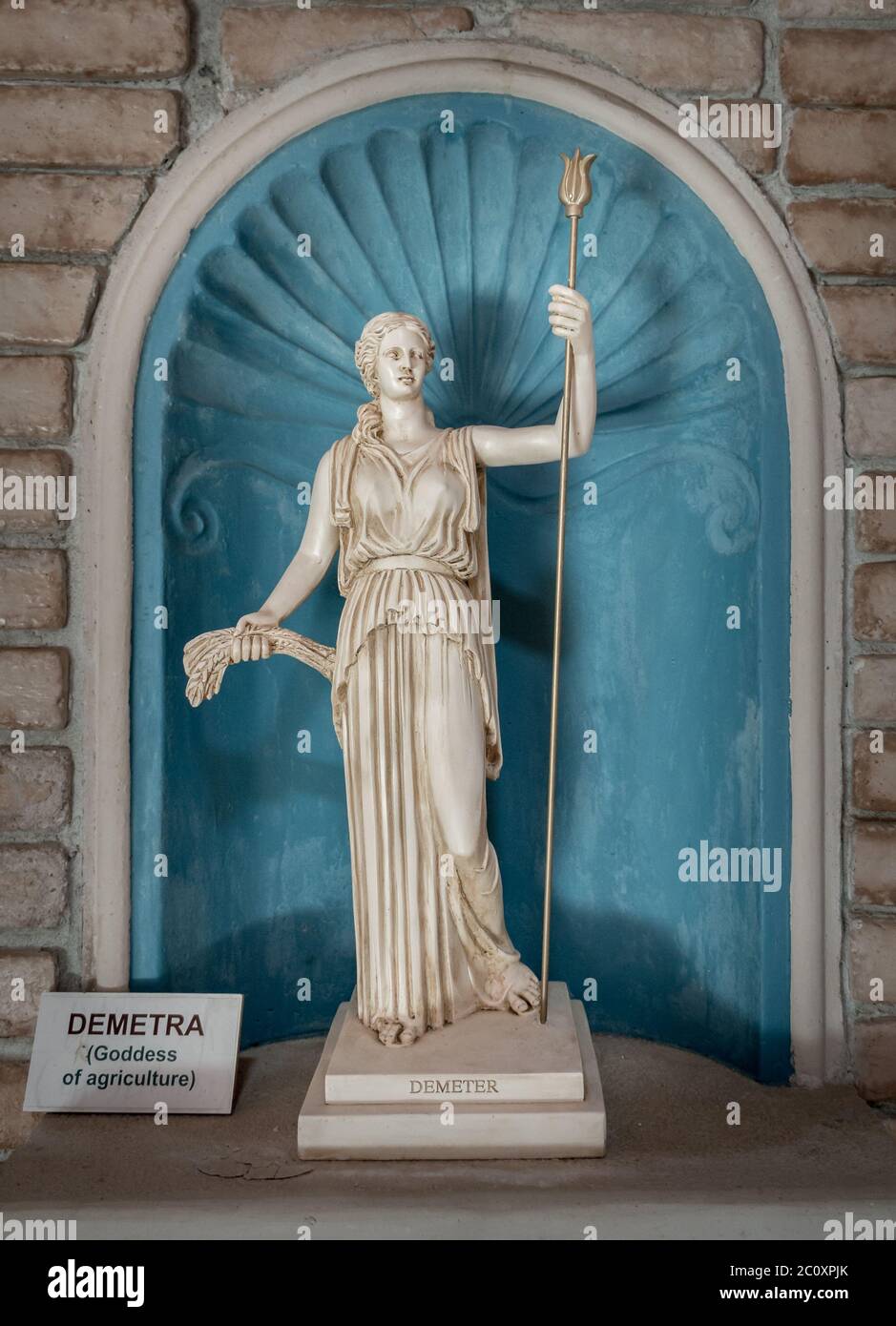 Demeter l'ancienne déesse grecque Banque D'Images