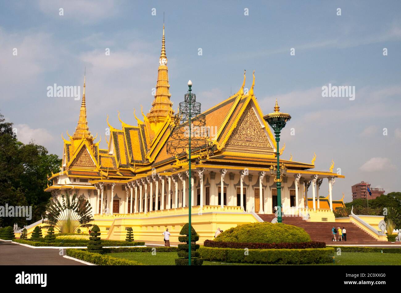 Palais Royal à Phnom Penh, Cambodge Banque D'Images Palais Royal à Phnom Penh, Cambodge Banque D'Images