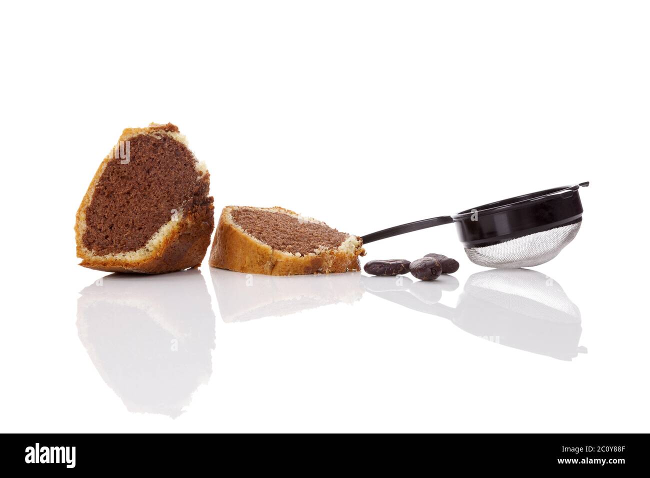 Délicieux gâteau petit déjeuner. Banque D'Images