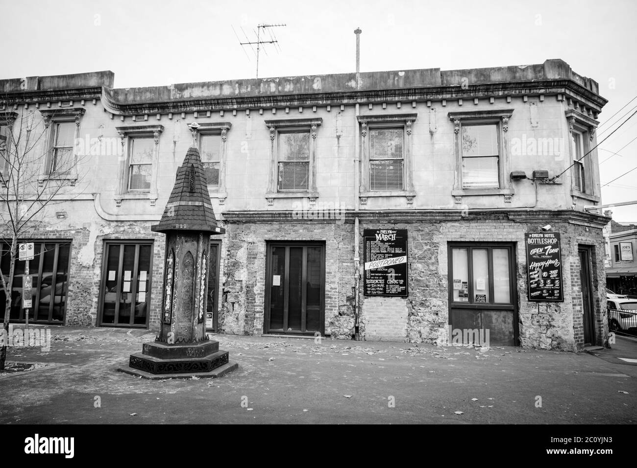 Brunswick St Architecture à Fitzroy Melbourne, Australie Banque D'Images