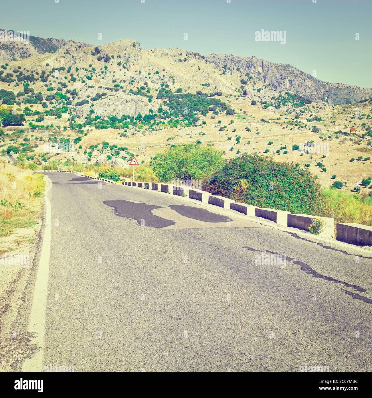 Route asphaltée Banque D'Images