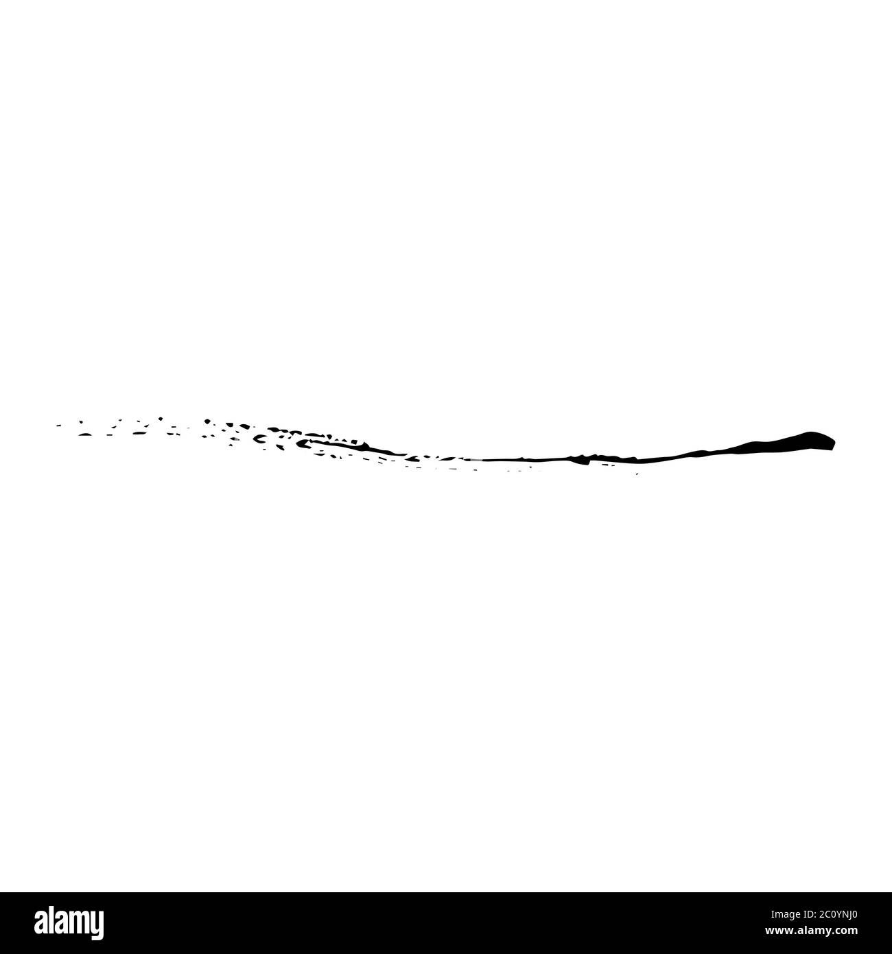 Coup de pinceau Grunge texture vecteur Banque D'Images