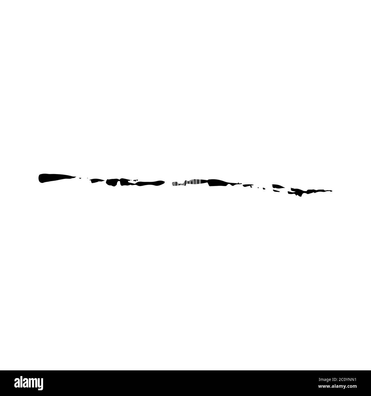 Coup de pinceau Grunge texture vecteur Banque D'Images