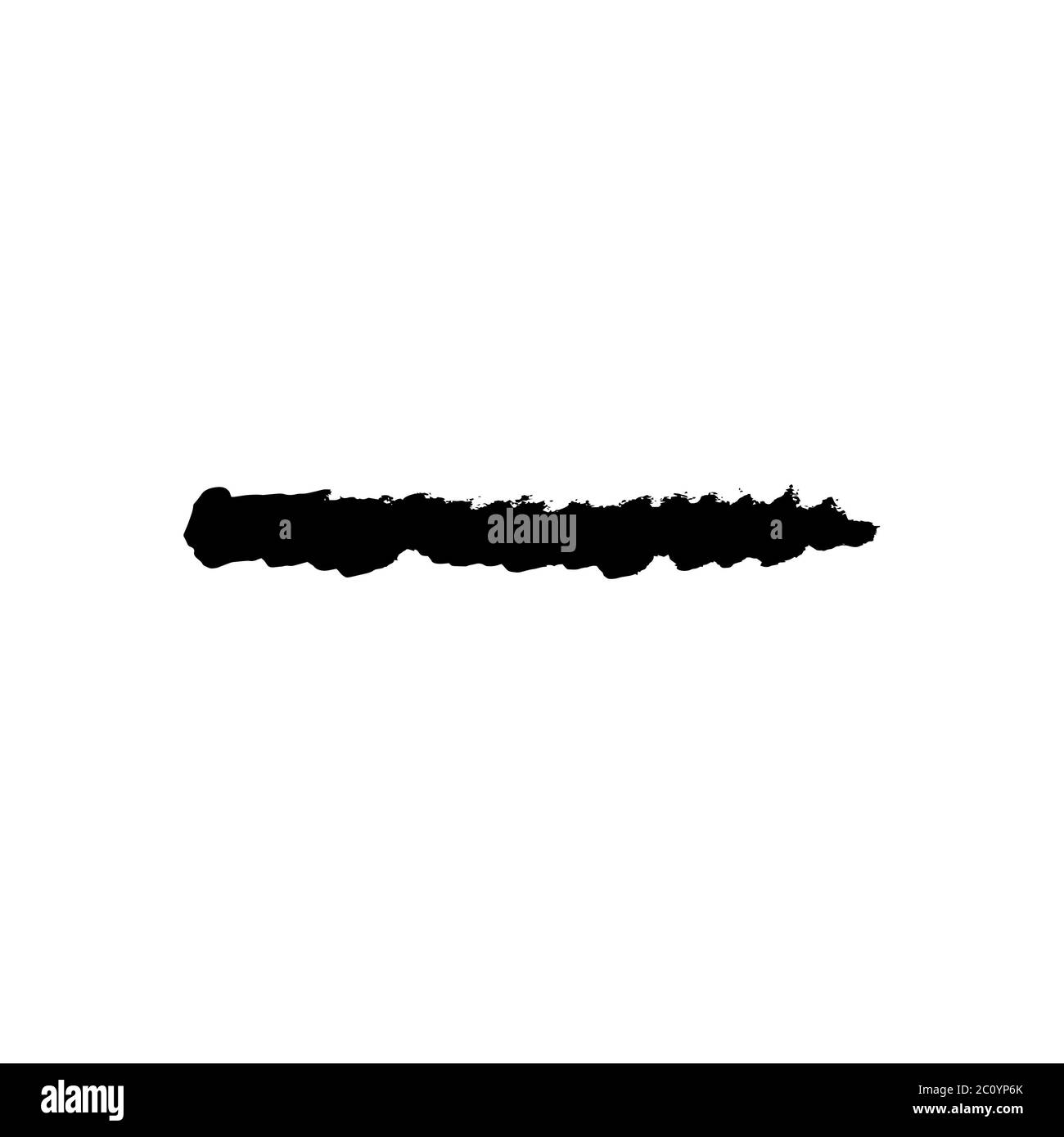 Coup de pinceau Grunge texture vecteur Banque D'Images