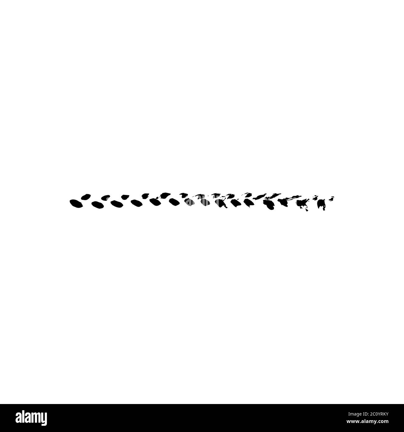 Brosse à motifs ethniques Vector Grunge Textured Banque D'Images