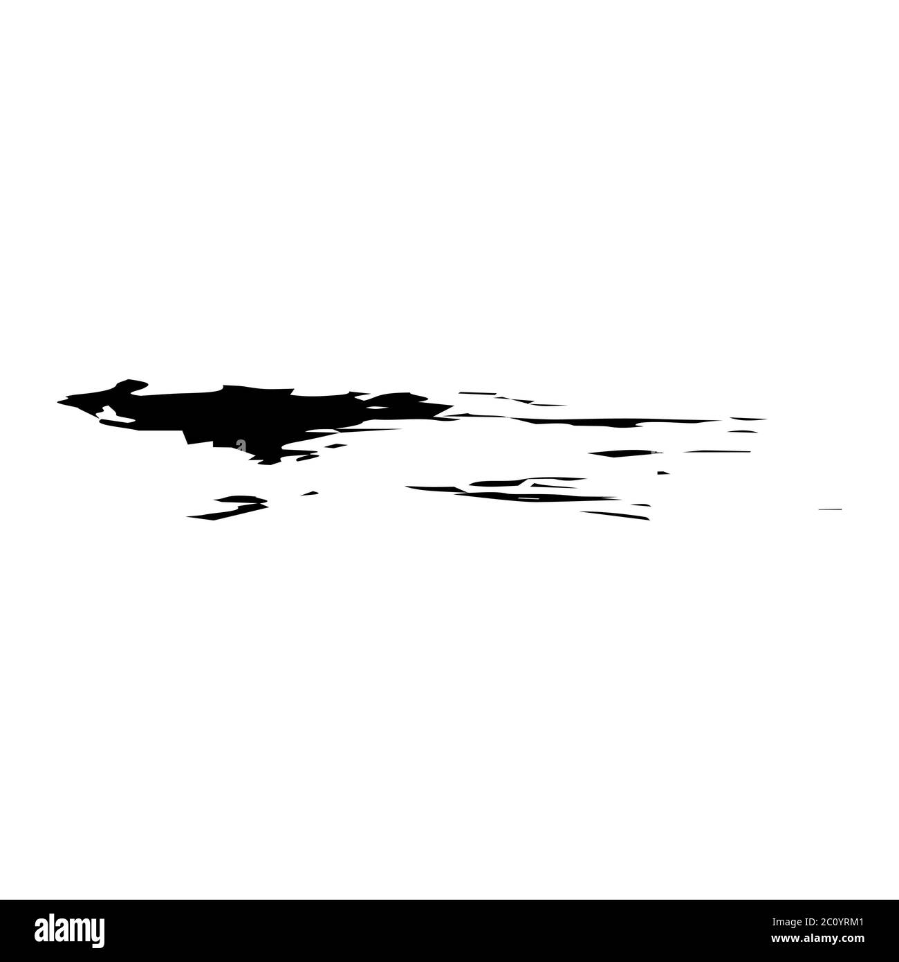 Coup de pinceau Grunge texture vecteur Banque D'Images