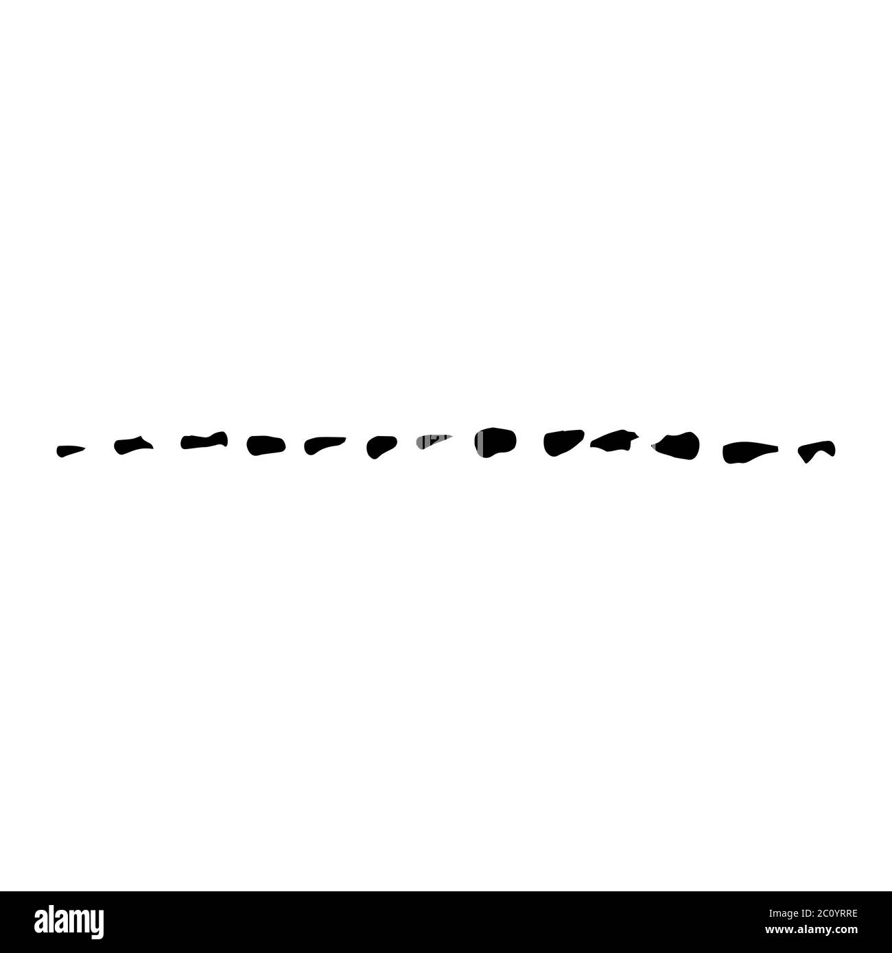 Coup de pinceau Grunge texture vecteur Banque D'Images