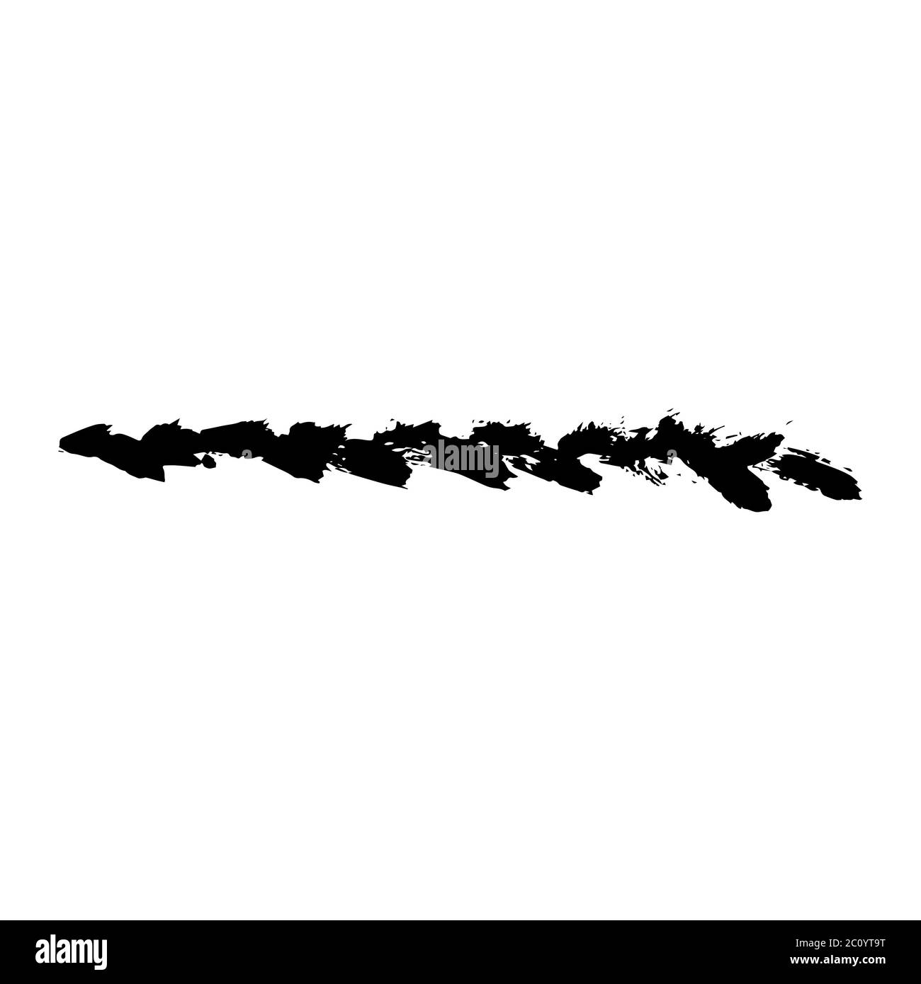 Coup de pinceau Grunge texture vecteur Banque D'Images