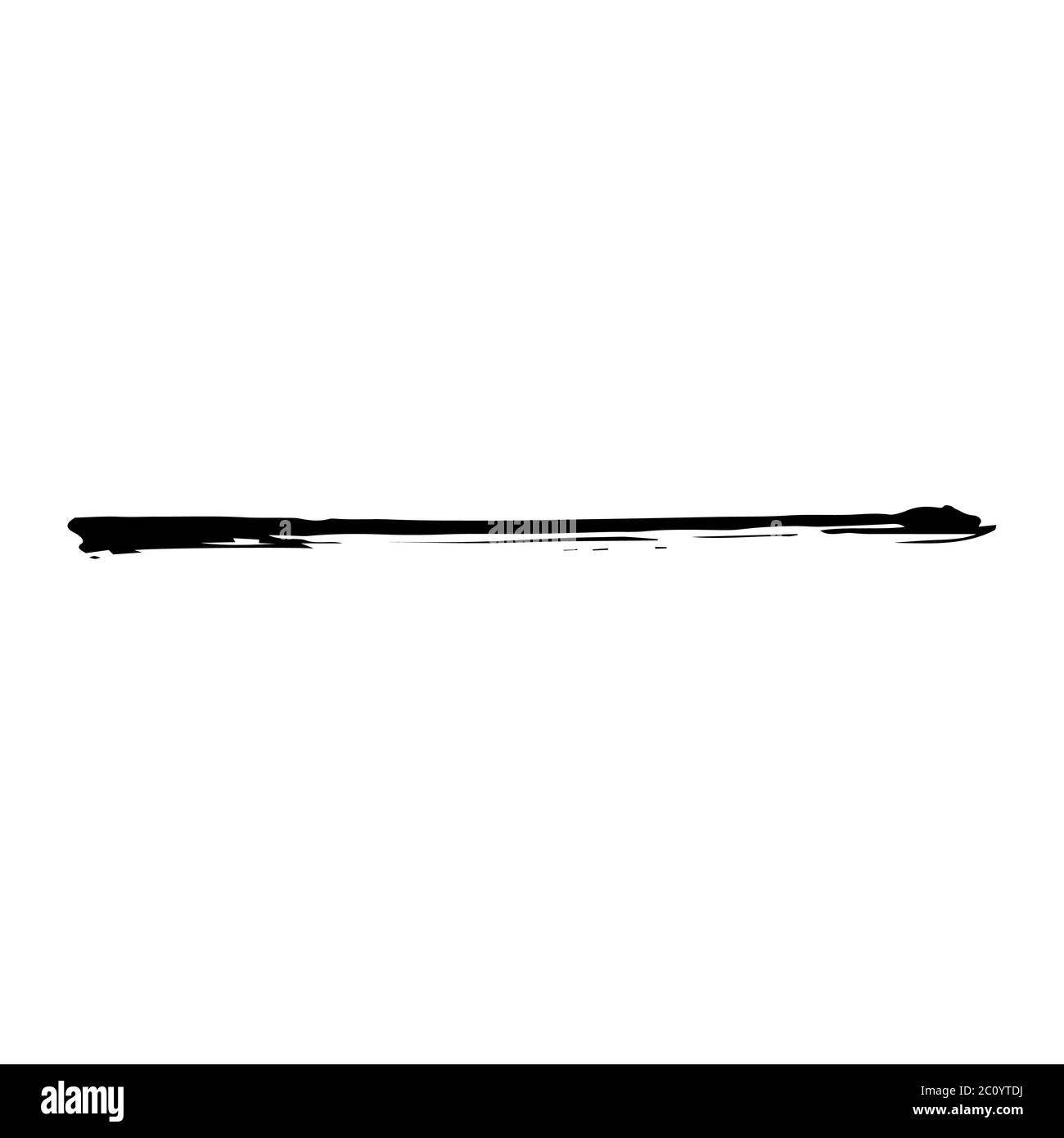 Coup de pinceau Grunge texture vecteur Banque D'Images