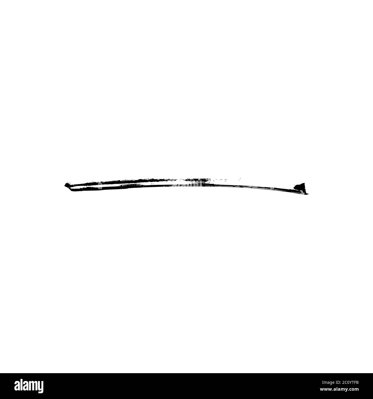 Coup de pinceau Grunge texture vecteur Banque D'Images