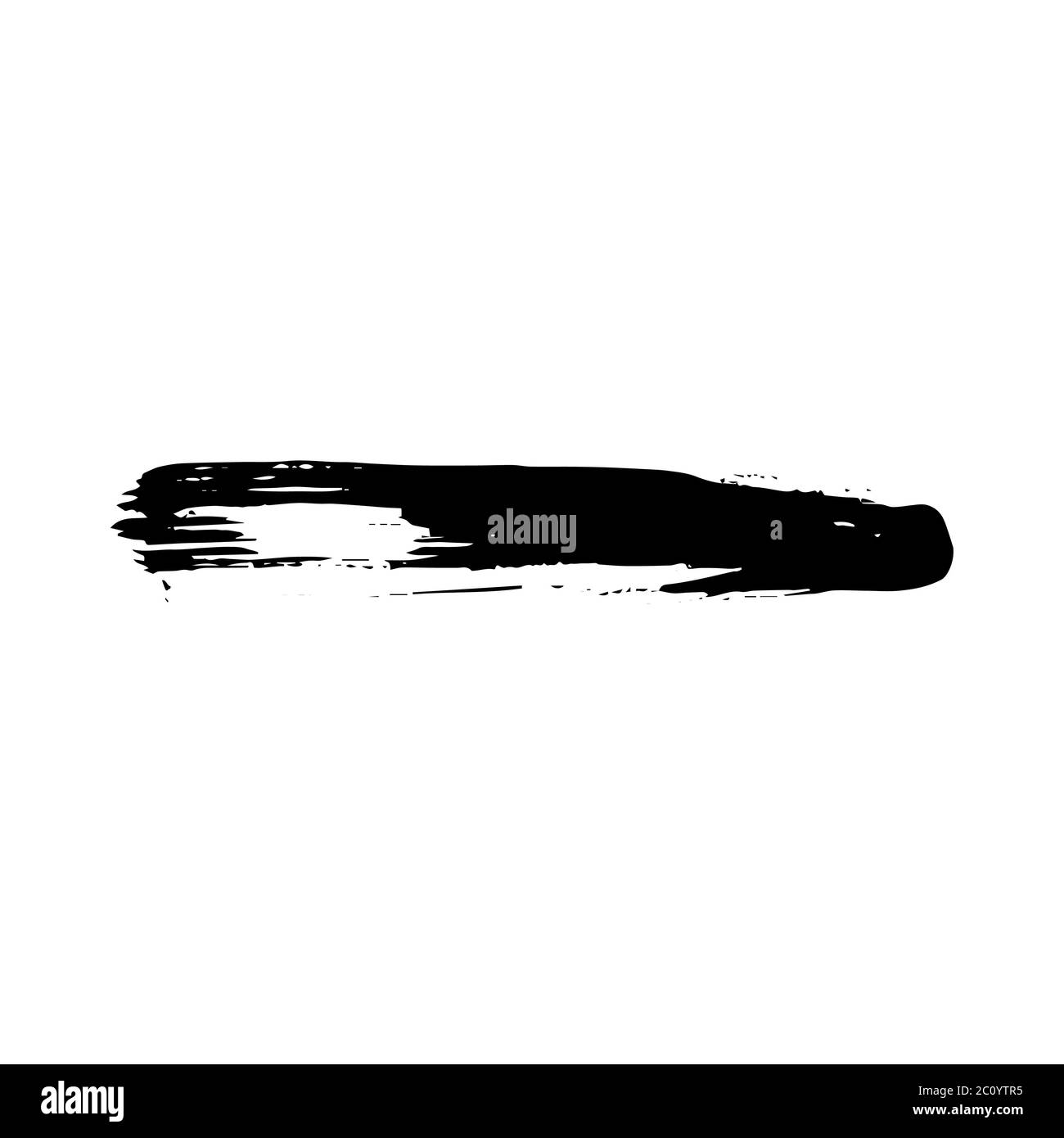 Coup de pinceau Grunge texture vecteur Banque D'Images