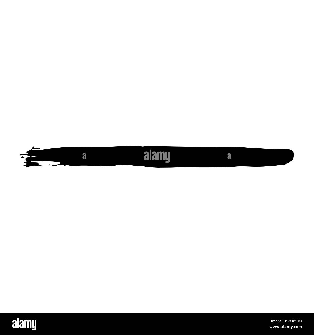 Coup de pinceau Grunge texture vecteur Banque D'Images