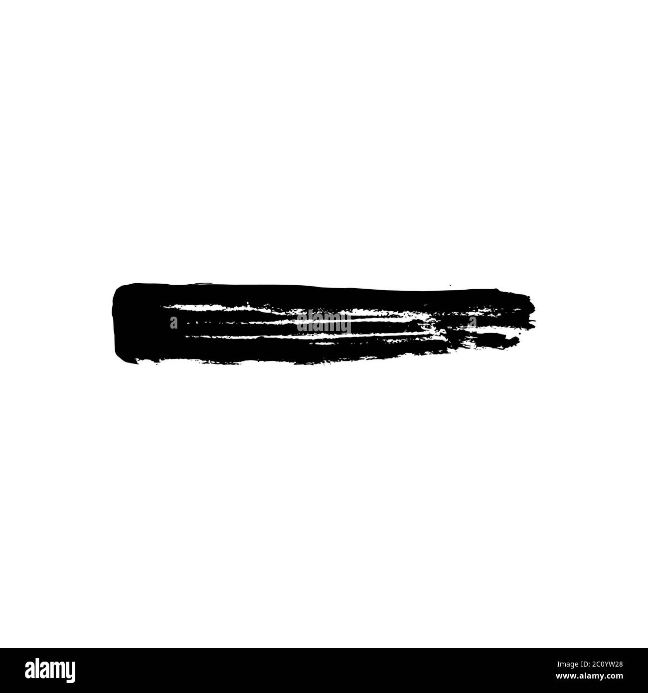 Coup de pinceau Grunge texture vecteur Banque D'Images