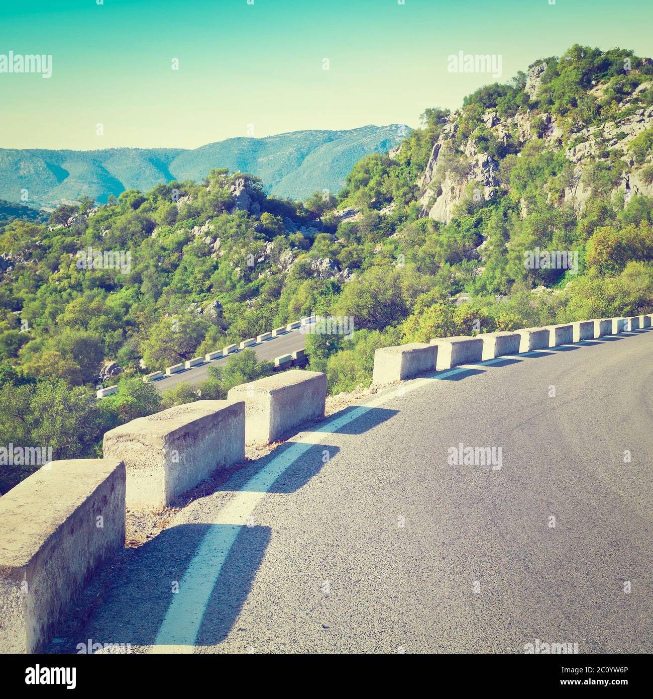 Winding Road Banque D'Images