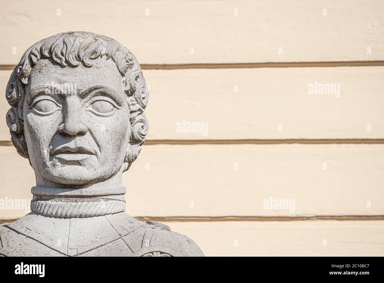Magdeburger Roland Knight statue ancienne en face de l'ancien hôtel de ville (Rathaus), Magdebourg, Saxe Anhalt, Allemagne Banque D'Images