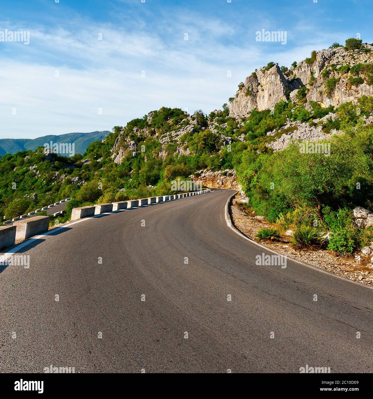 Route asphaltée Banque D'Images