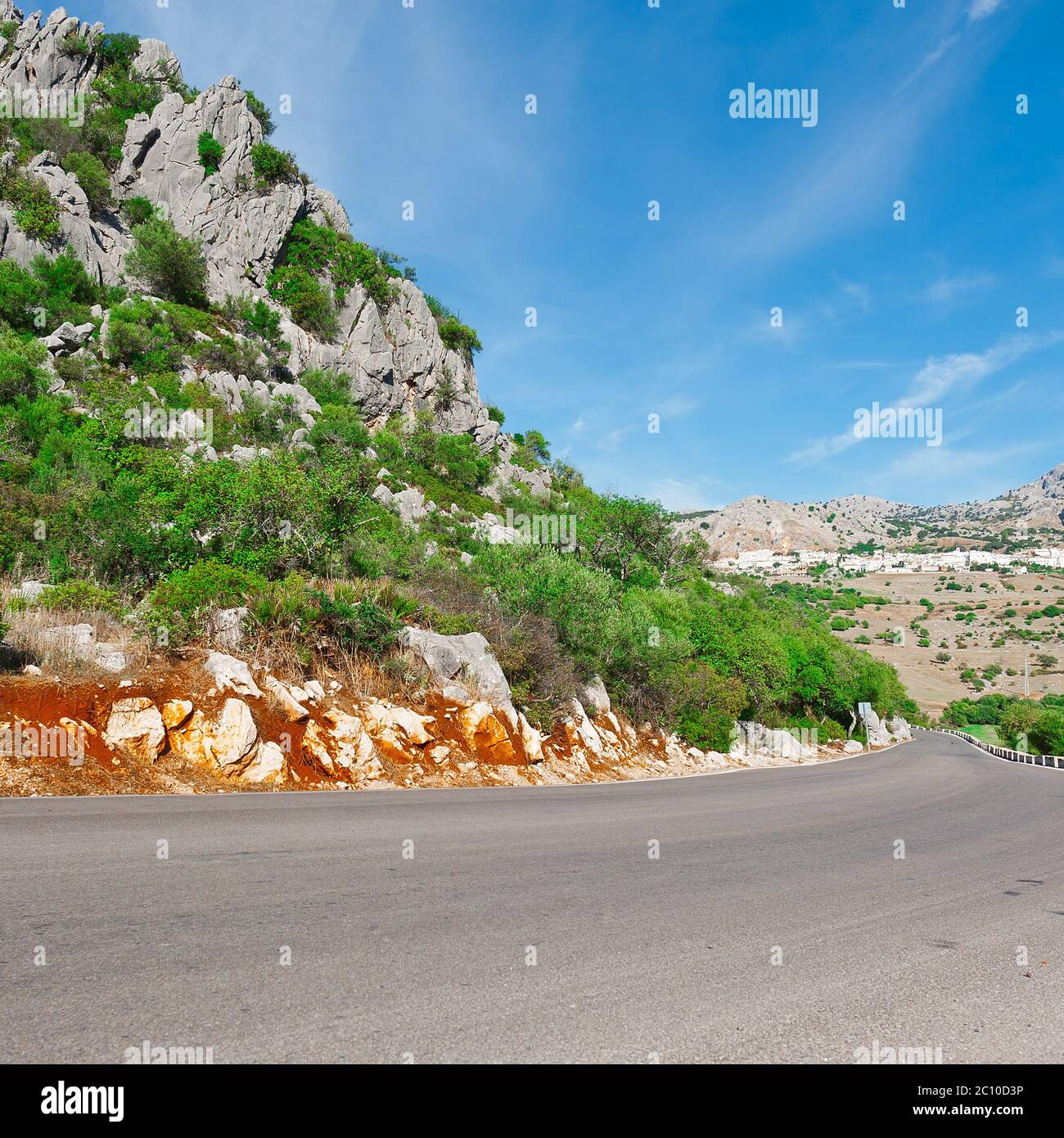 Route asphaltée Banque D'Images