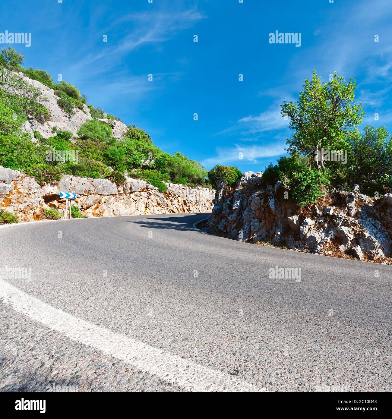 Route asphaltée Banque D'Images