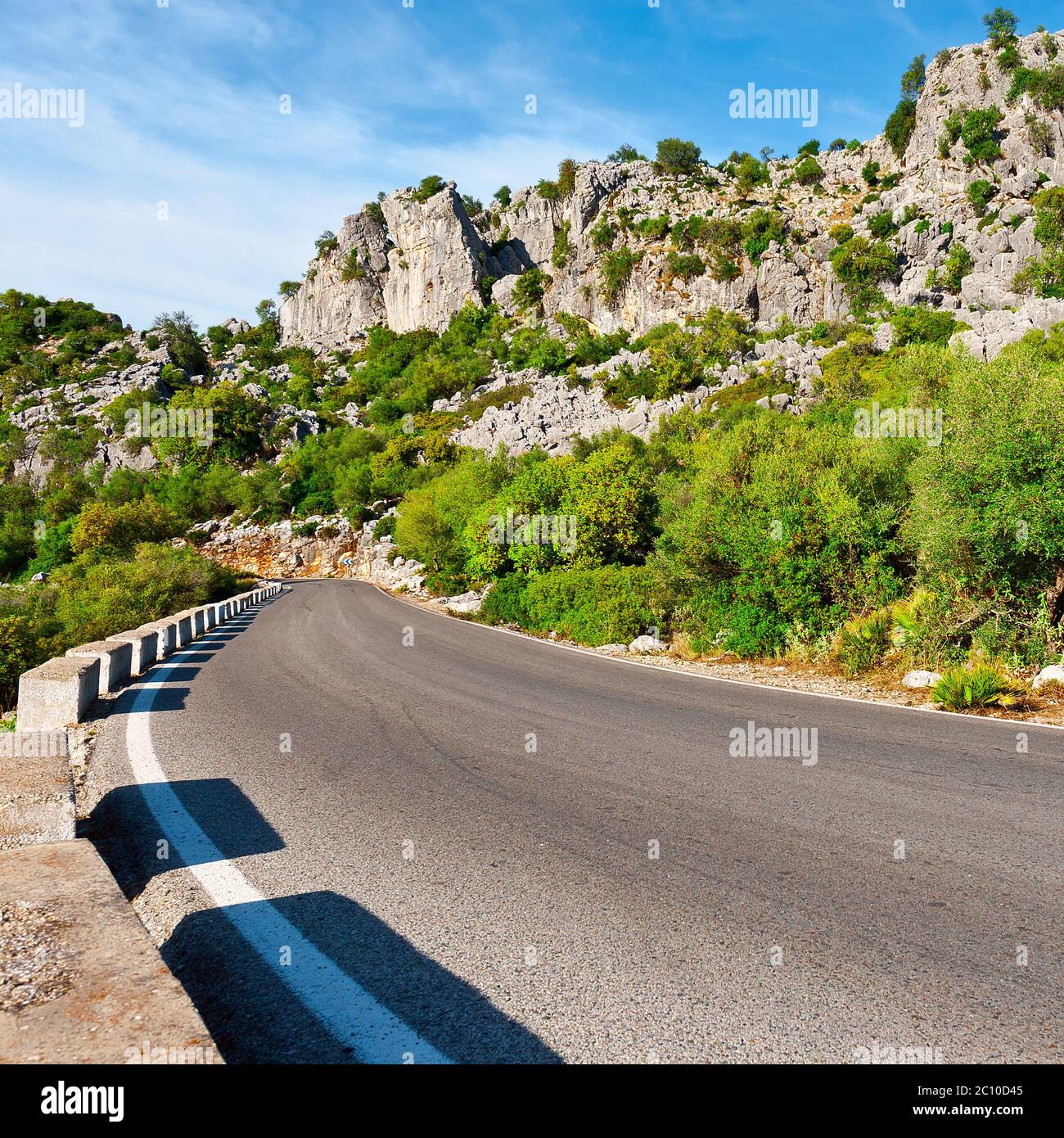 Route asphaltée Banque D'Images