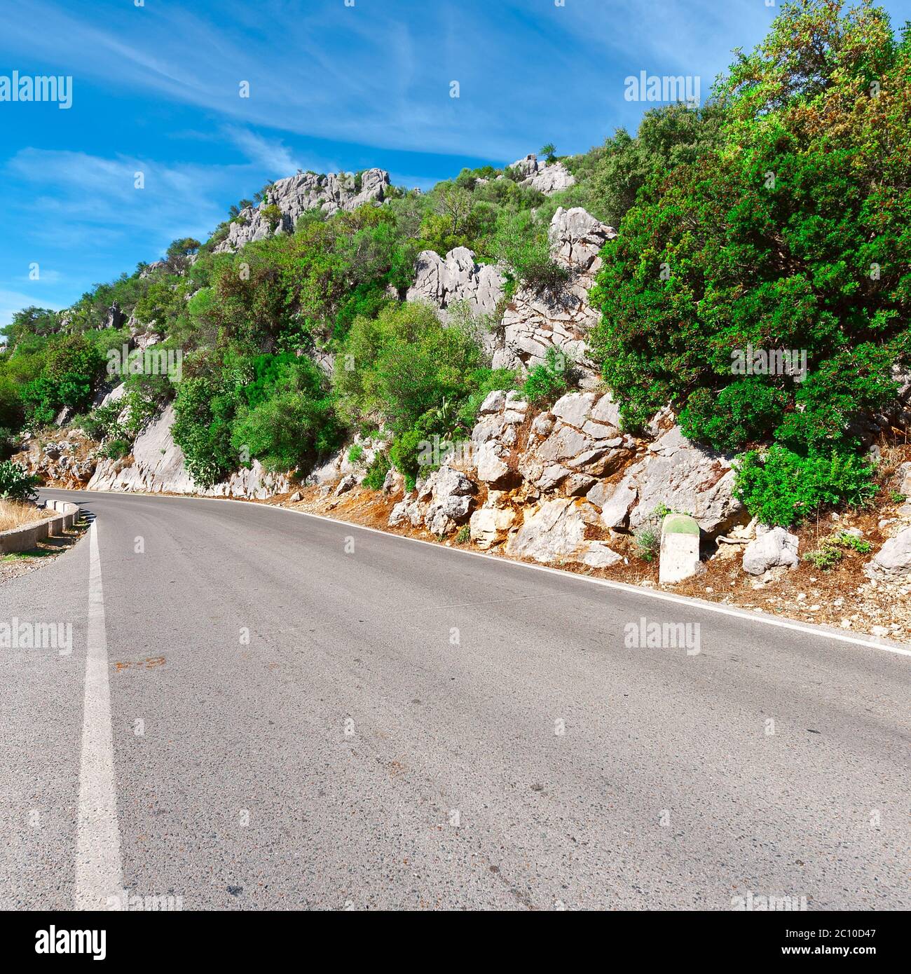 Route asphaltée Banque D'Images
