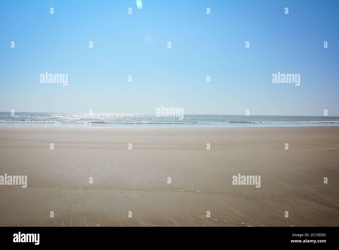 Cox's Bazar plage de mer. La plus longue plage du monde. Banque D'Images