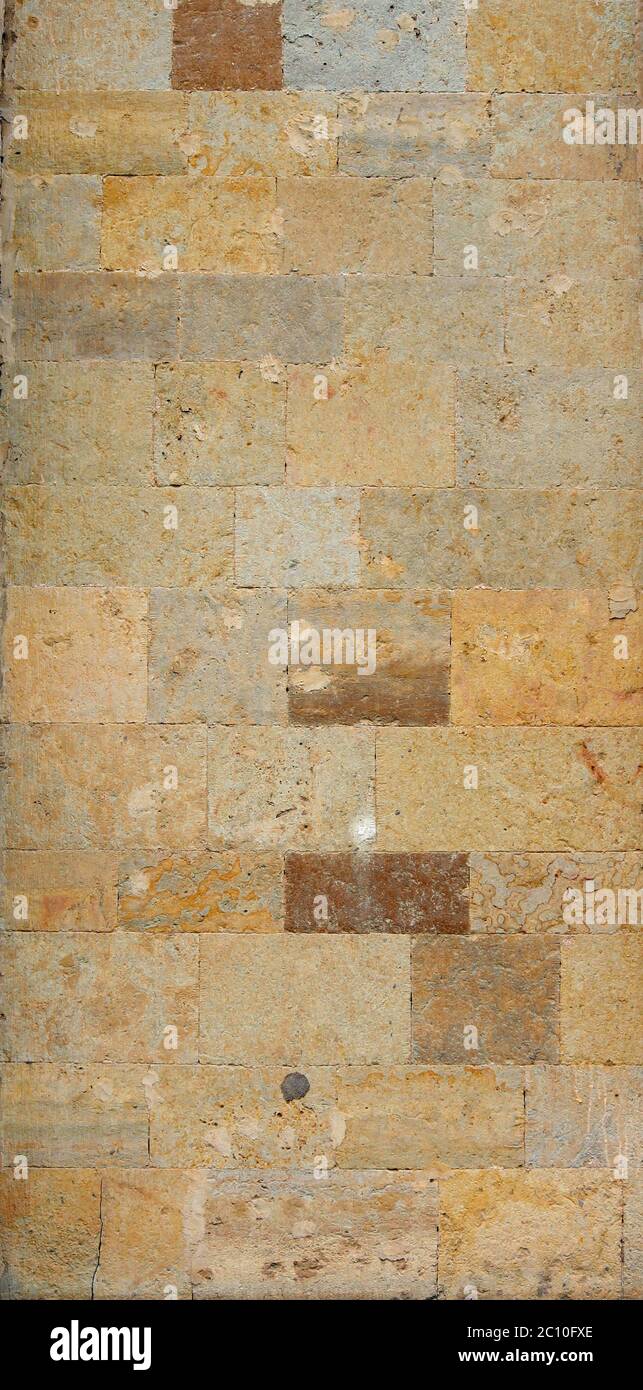 Texture des murs. Célèbre Pudost pierre Grand Gatchina Palace Banque D'Images