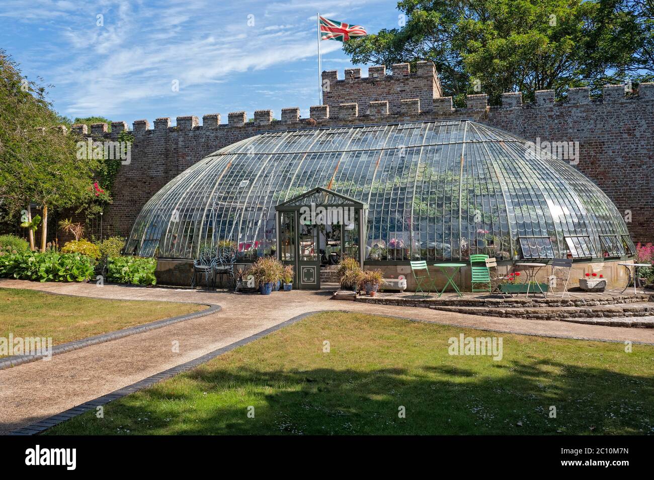 The Italianate Glasshouse at King George VI Park Ramsgate Thanet Kent UK Banque D'Images
