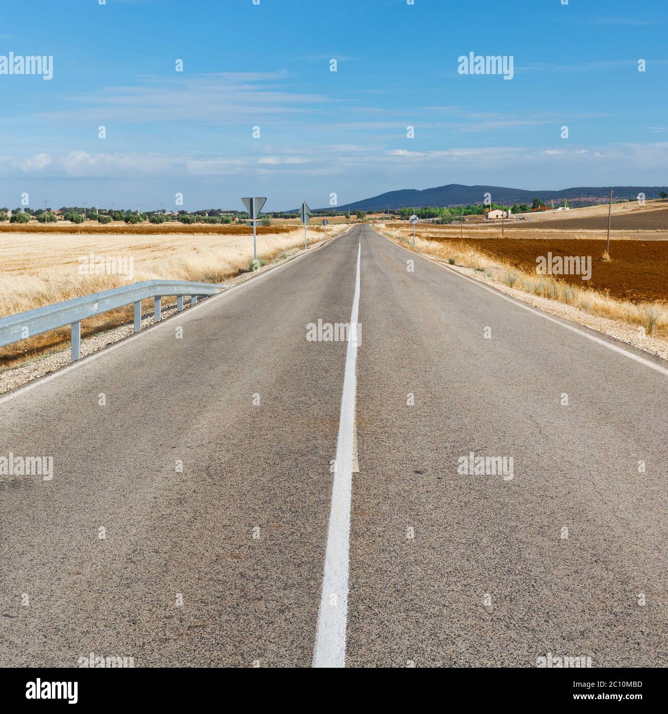 Route en Espagne Banque D'Images