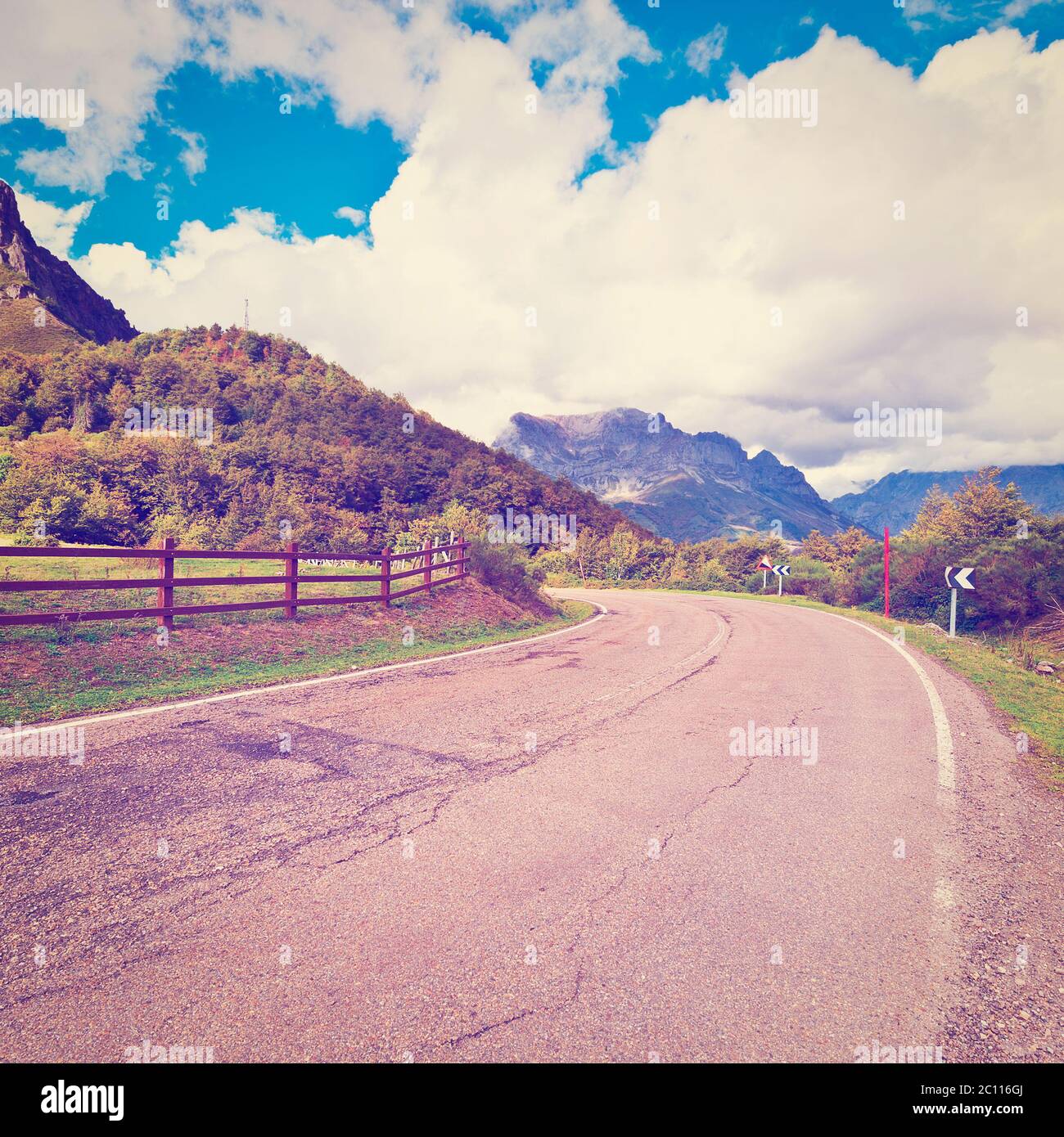 Winding Road Banque D'Images